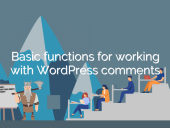 Basic functions for working with WordPress comments