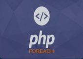 The foreach loop in PHP. Syntax and array iteration. Code example