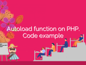 Autoload function on PHP. Code example open