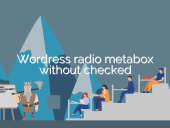 WordPress radio metabox code example