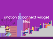 Function to connect widget files. WordPress code example